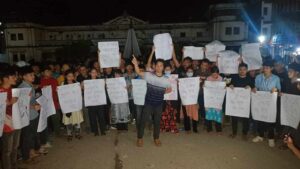 খাগড়াছড়িতে হামলার প্রতিবাদে