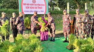 বন্যায় ক্ষতিগ্রস্ত কৃষকদের মাঝে