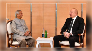 আজারবাইজানের প্রেসিডেন্টের সঙ্গে